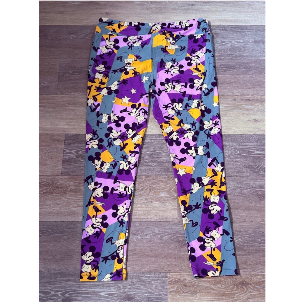 LuLaRoe Mickey Leggings Tall and Curvy
